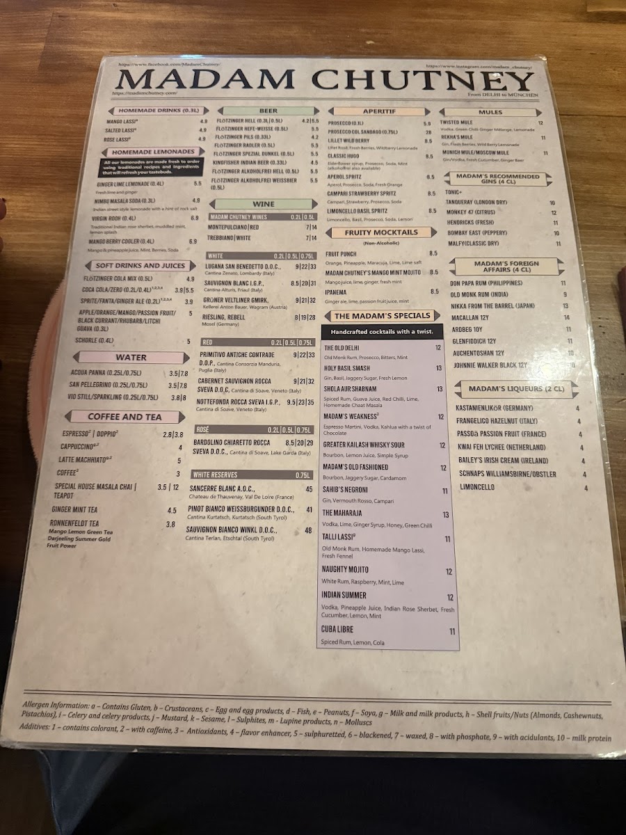 Menu Madam Chutney-3