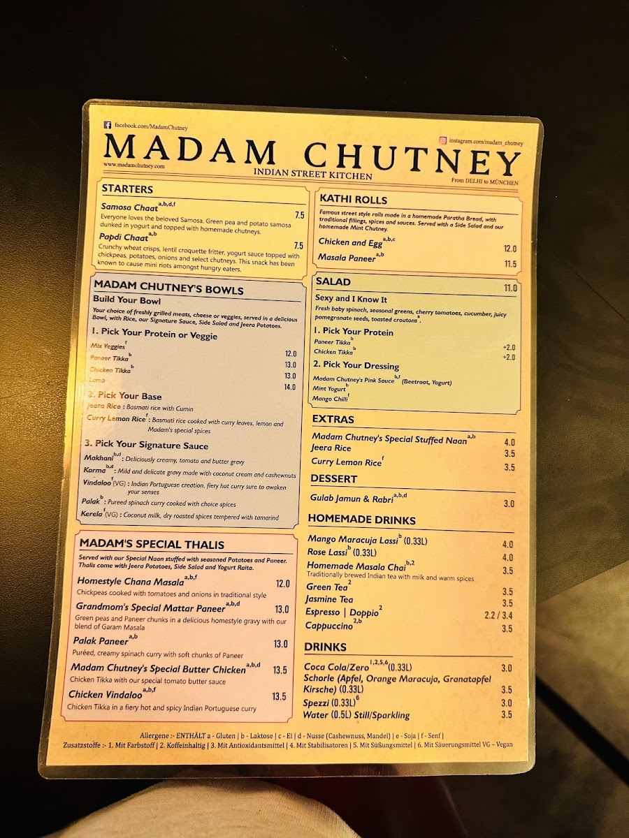 Menu Madam Chutney-5